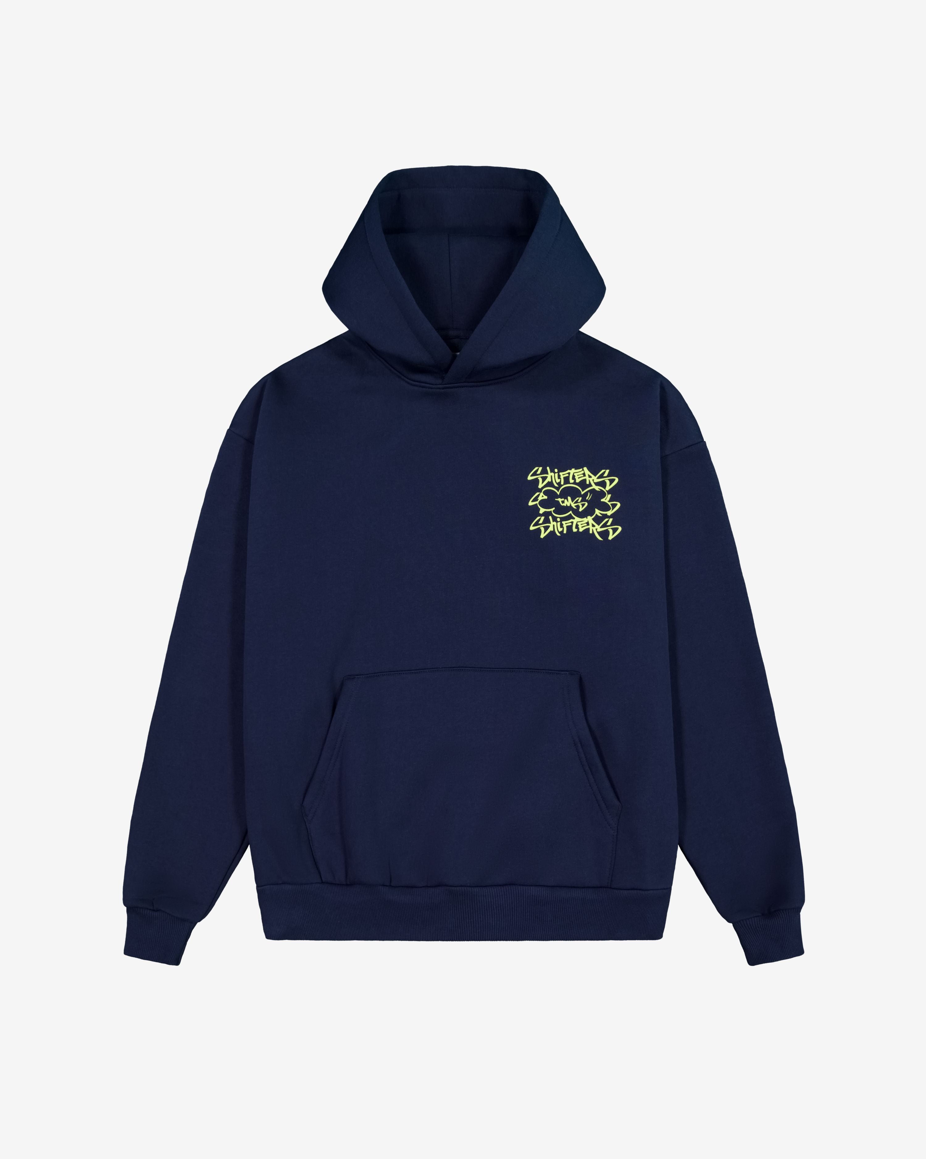 TMS Graffiti Hoodie | Navy