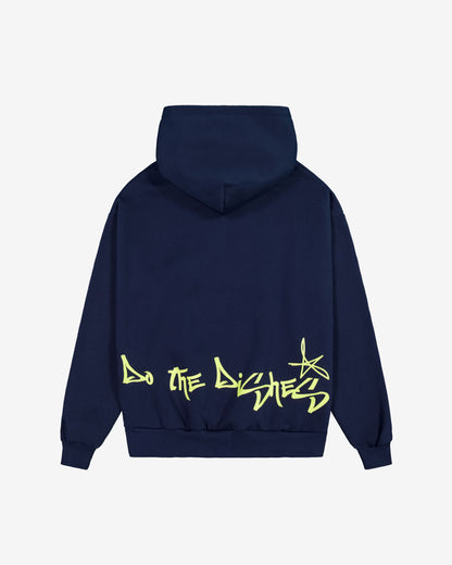 TMS Graffiti Hoodie | Navy