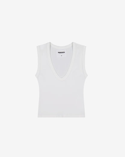 Nothing Deep V Tank | Cloud White