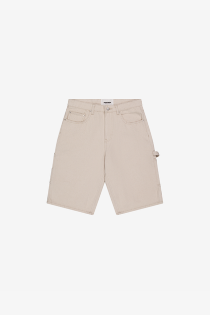 Denim Jorts | Ecru