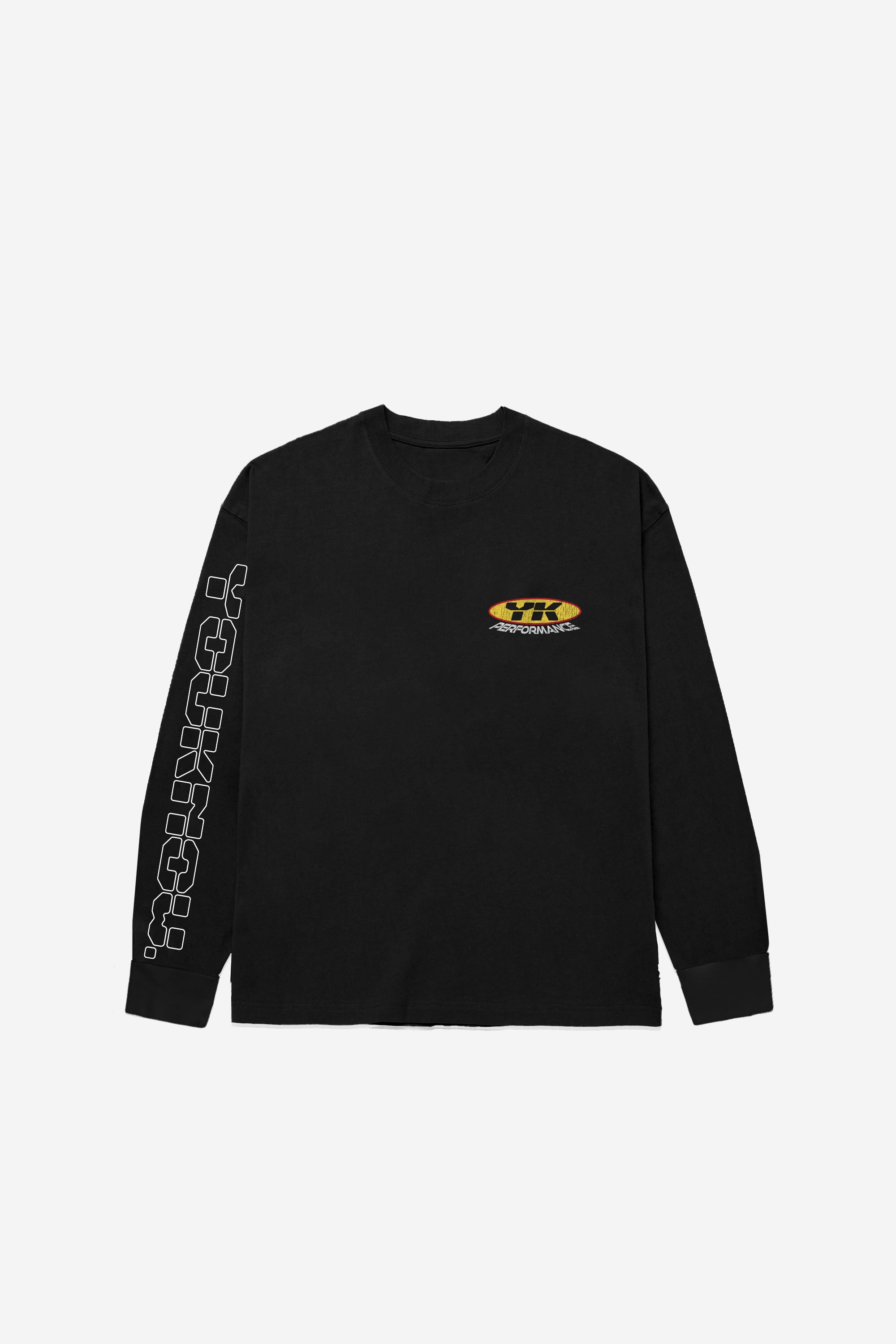 RACING LONG SLEEVE TEE | BLACK