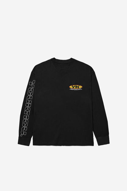 RACING LONG SLEEVE TEE | BLACK