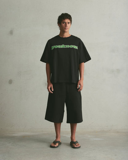 Puff Print Box Tee | Black