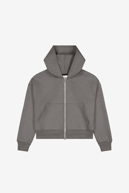 NOTHING ZIP HOODIE | Concrete