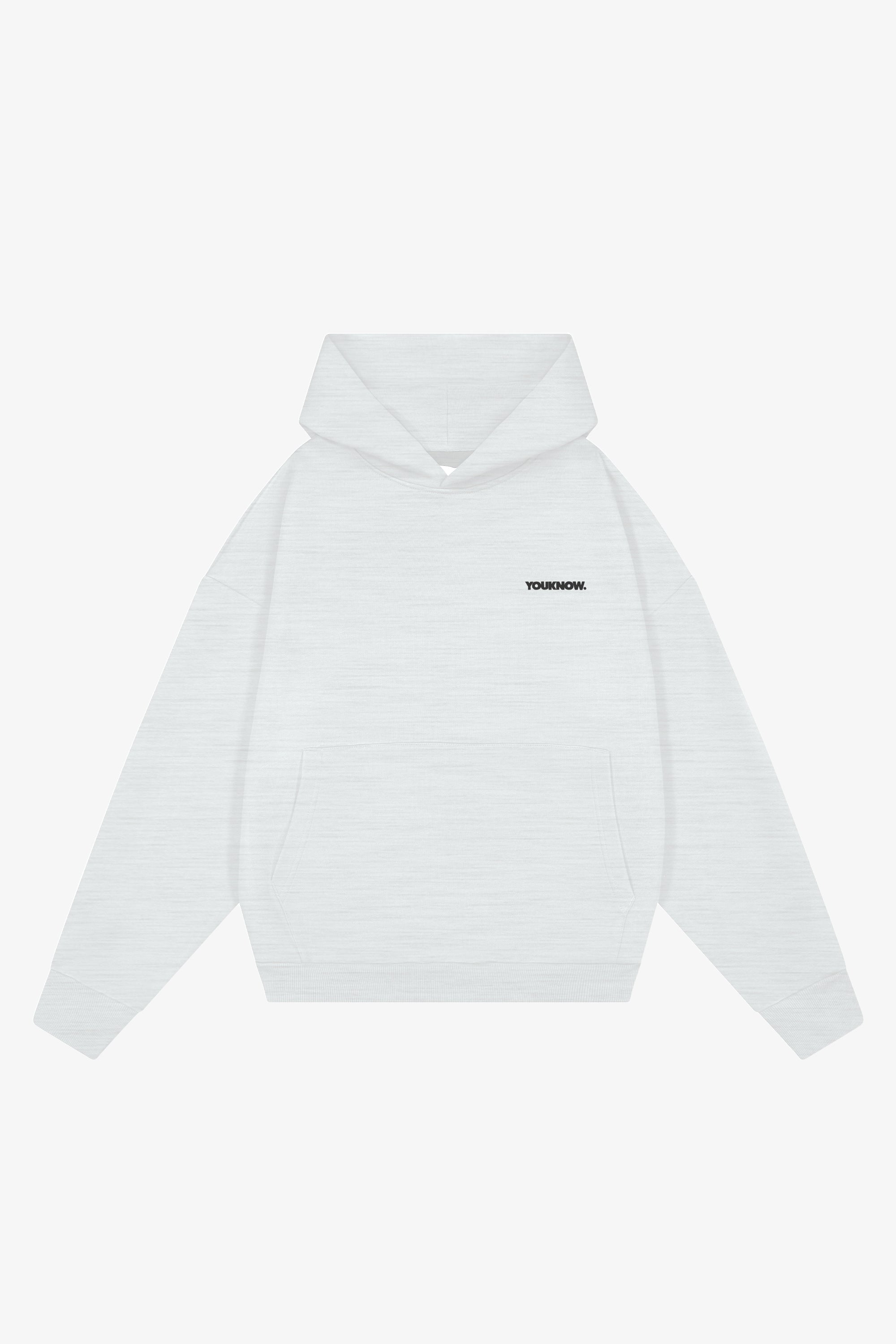 Core Box Hoodie | White Marl