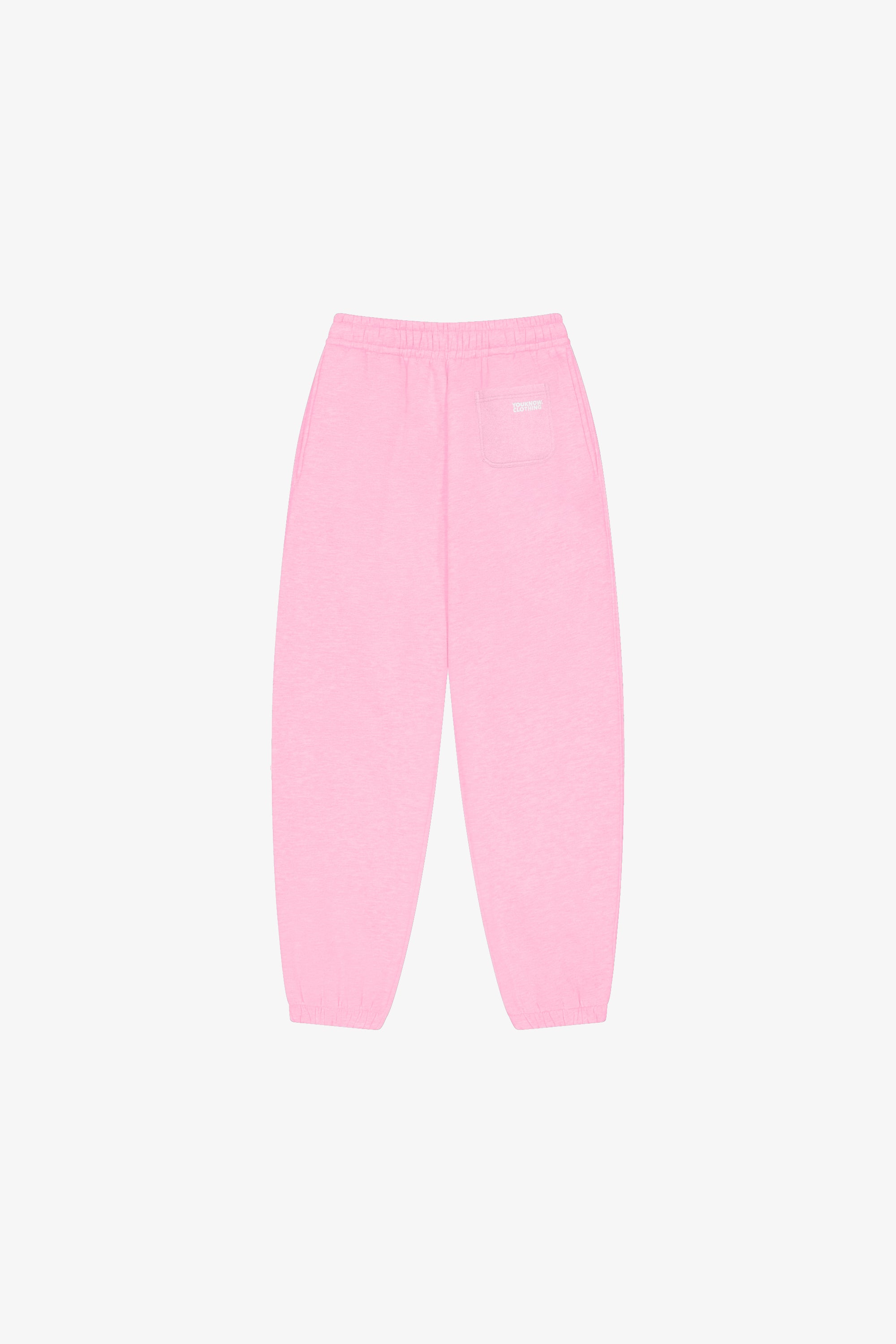 BLOCK CUFFED SWEATPANTS | Pink