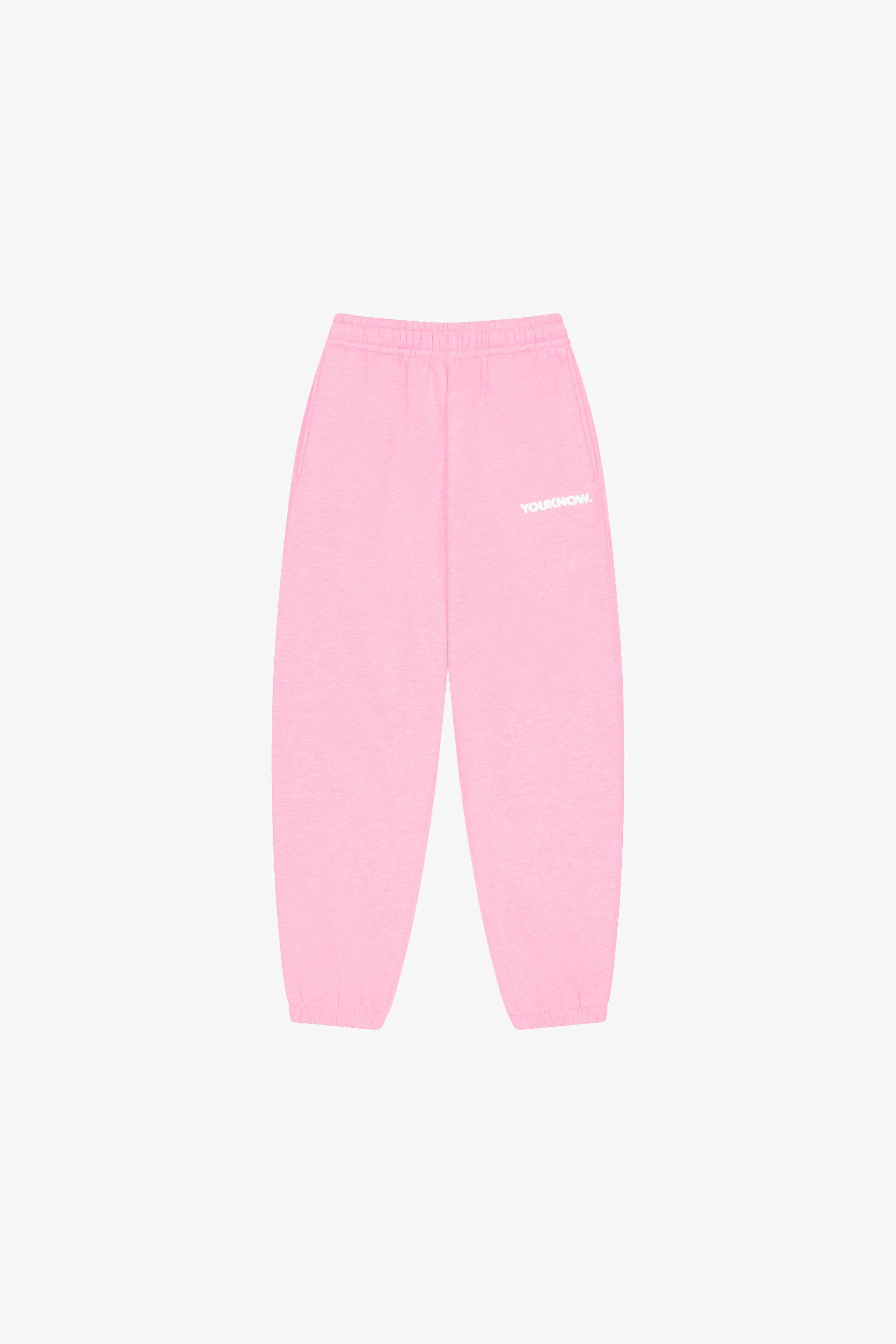 BLOCK CUFFED SWEATPANTS | Pink