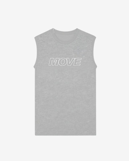 YK Move Flow Tank | GREY MARLE