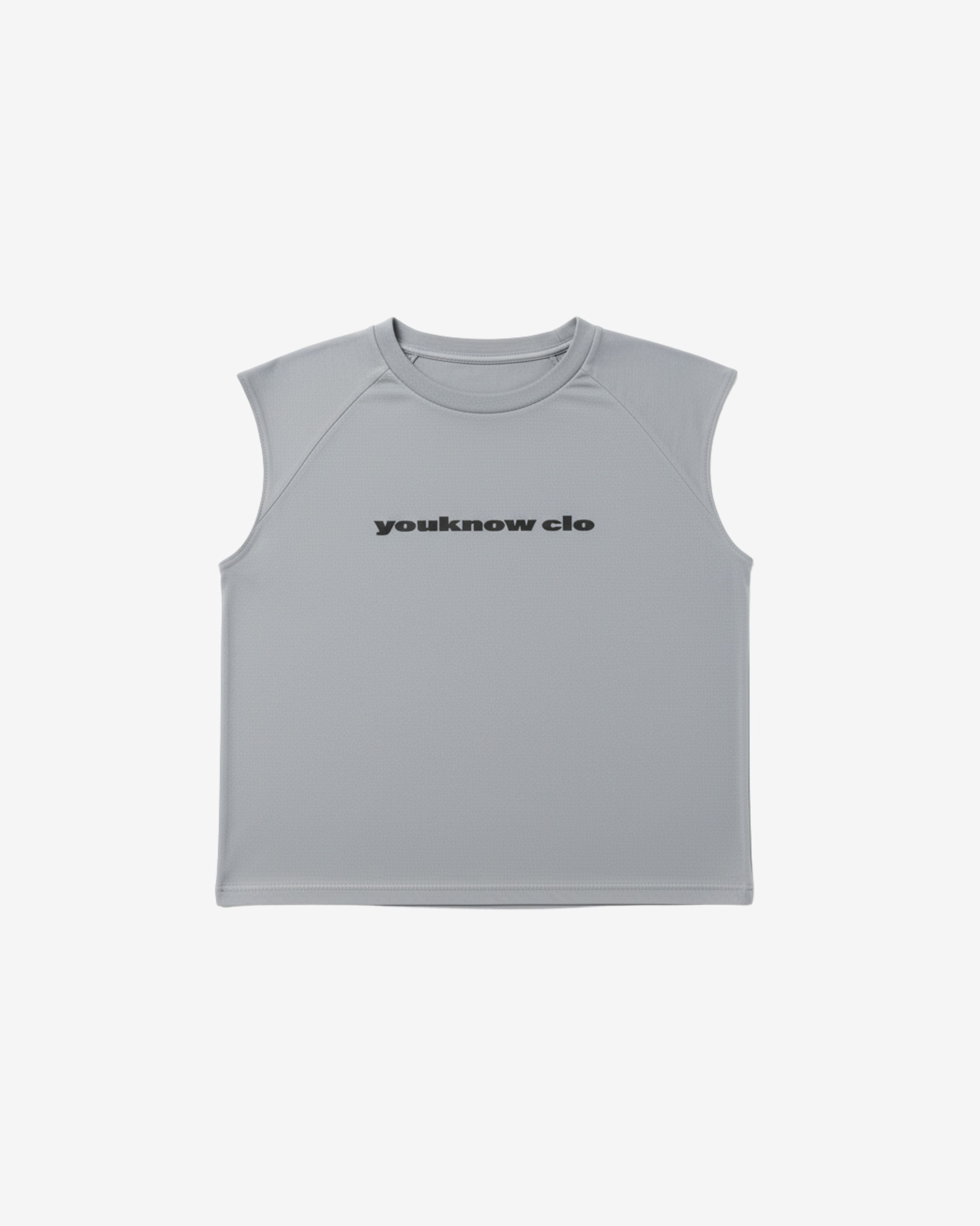 Oversized Raglan Tank | Washed Grey