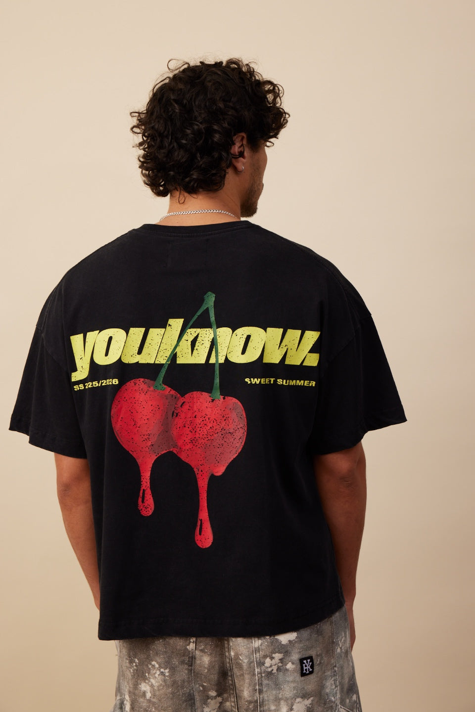 YKC Graphic Tee | Washed Black Cherry