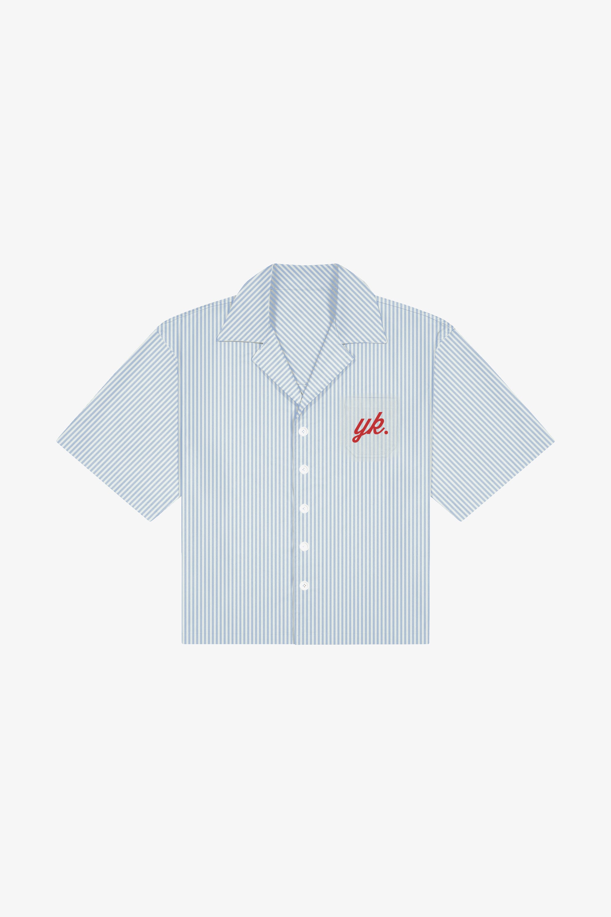 FORMAL COLLARED SHIRT | Blue Stripe