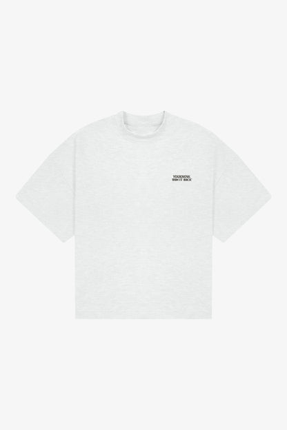 RUN IT BACK TEE - MSN | White Marle