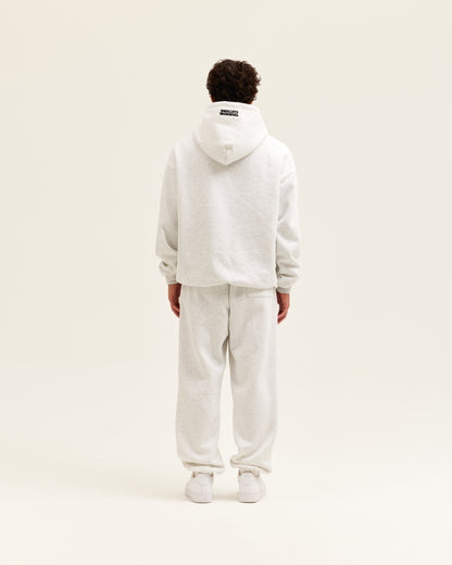 BLOCK CUFFED SWEATPANTS | White Marle