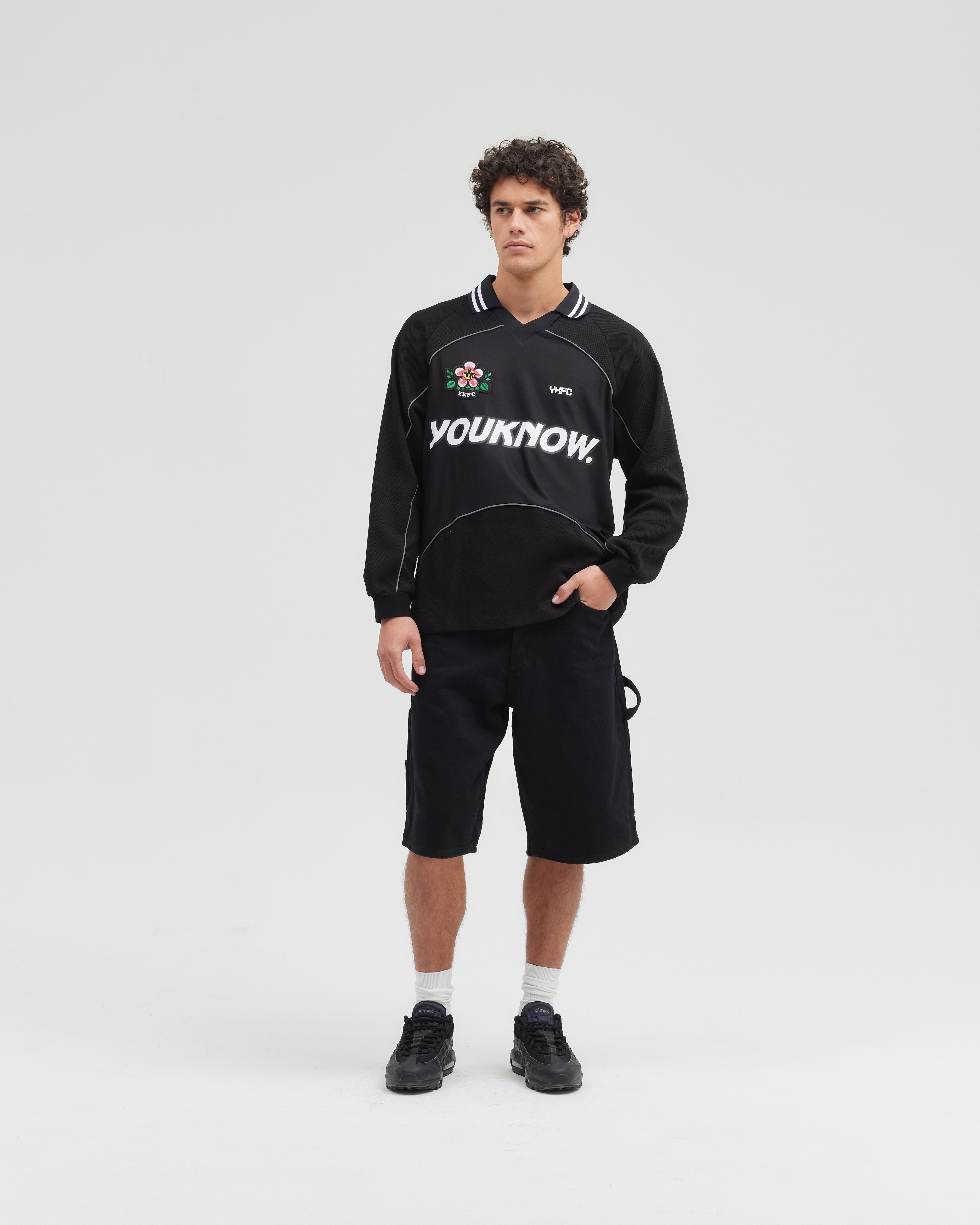 Football Long Sleeve | Black