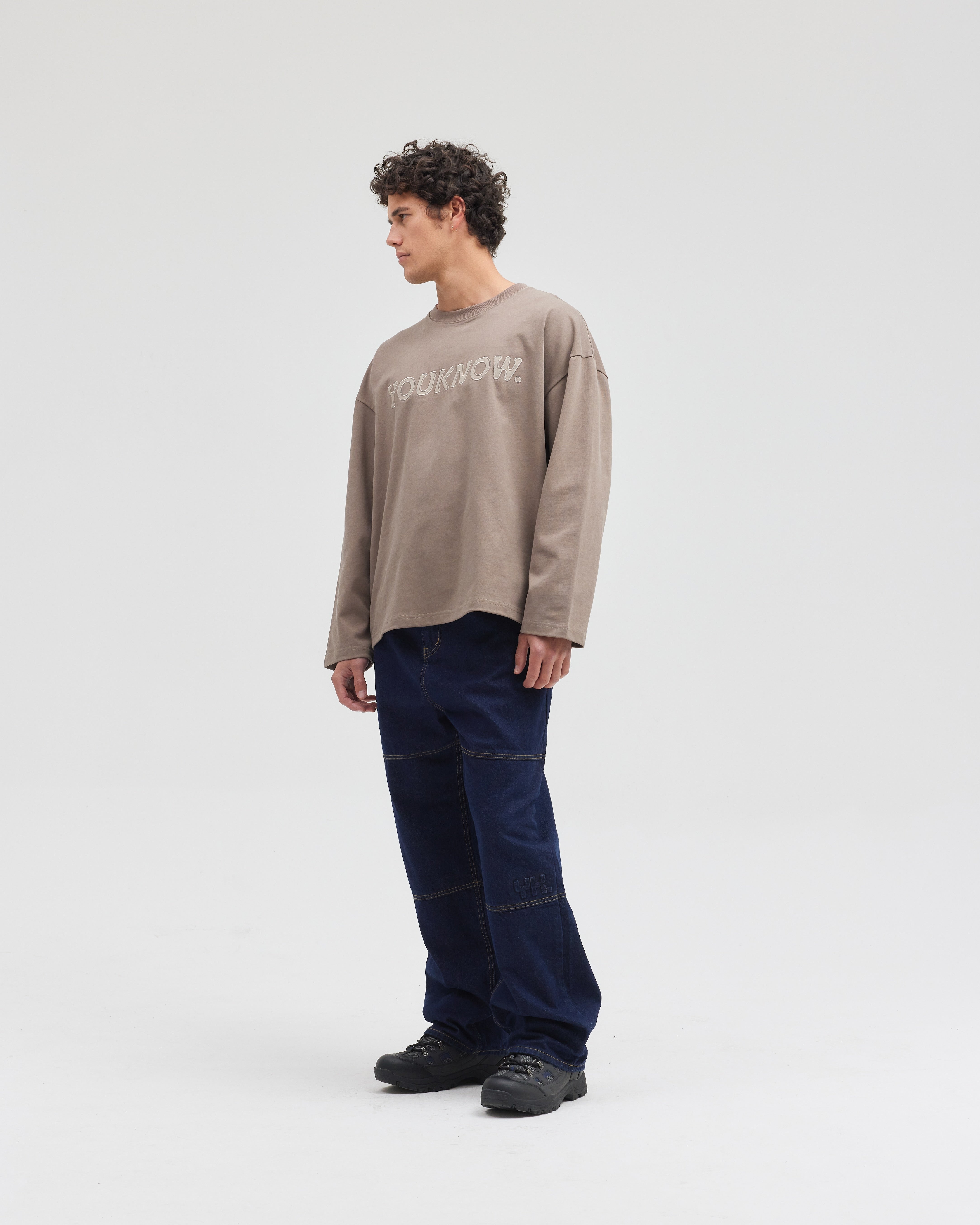 BONES LONG SLEEVE | Taupe