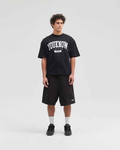 COLLEGE TEE | BLACK