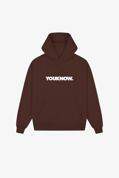 BLOCK HOODIE | Brown