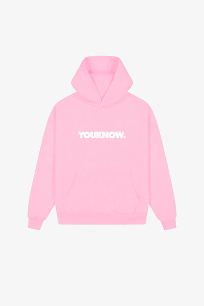 BLOCK HOODIE | Pink