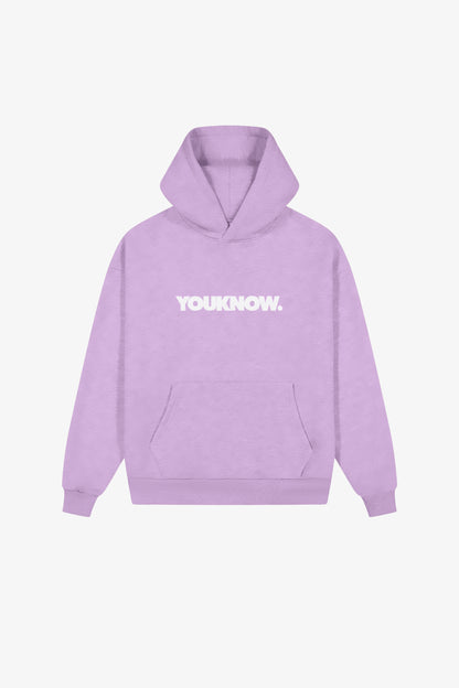 BLOCK HOODIE | Lilac