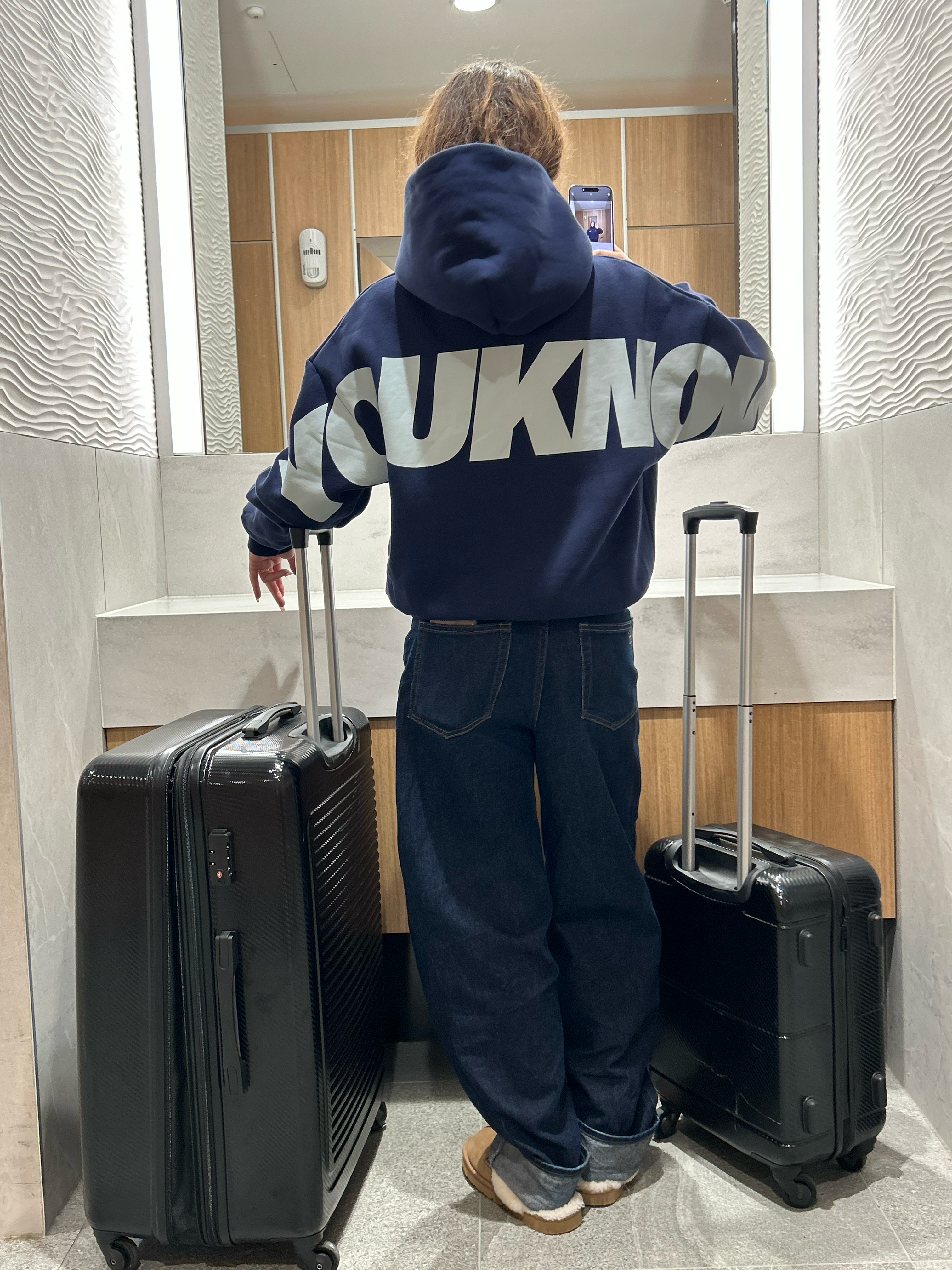 Big Back Hoodie | Navy Ice