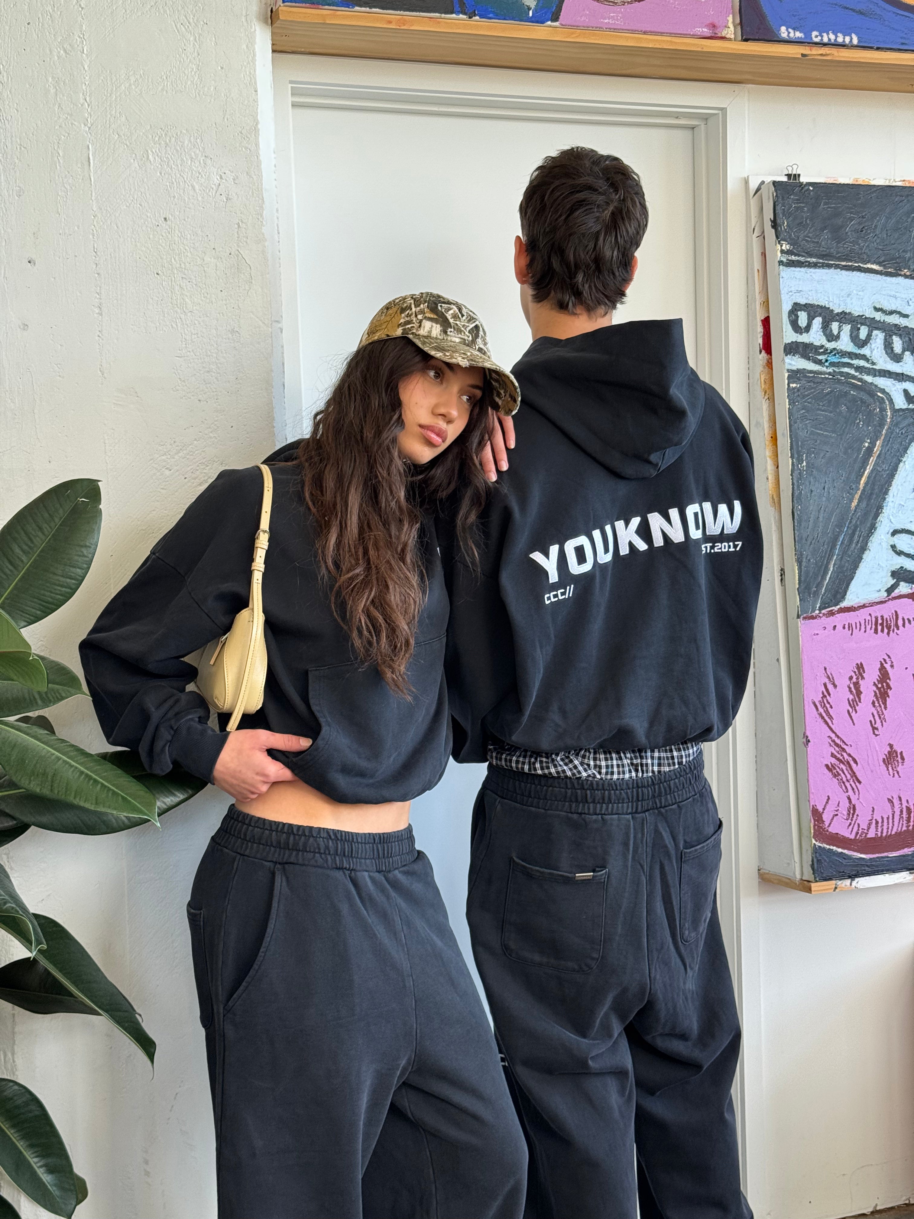 Recon Hoodie | Washed Black