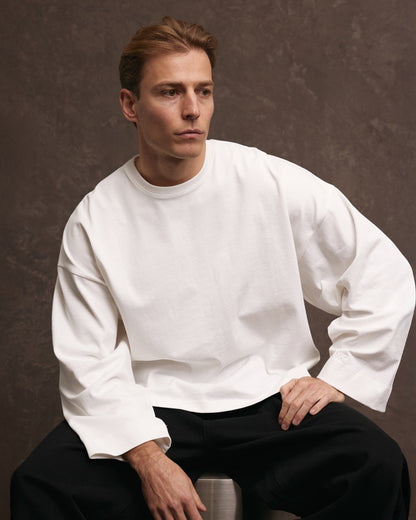 Nothing Longsleeve Tee | Winter White