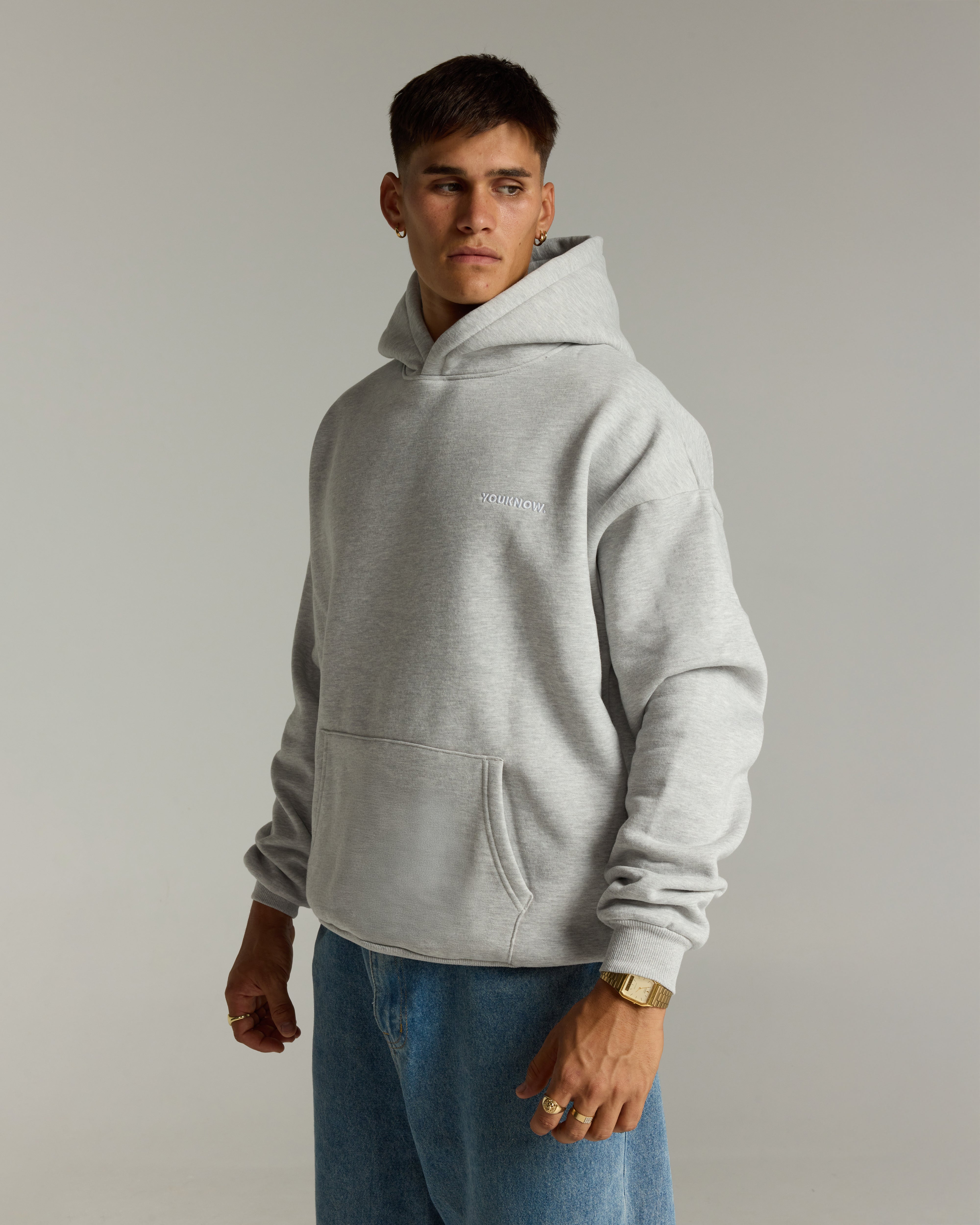 Core Standard Hoodie | Heather Grey