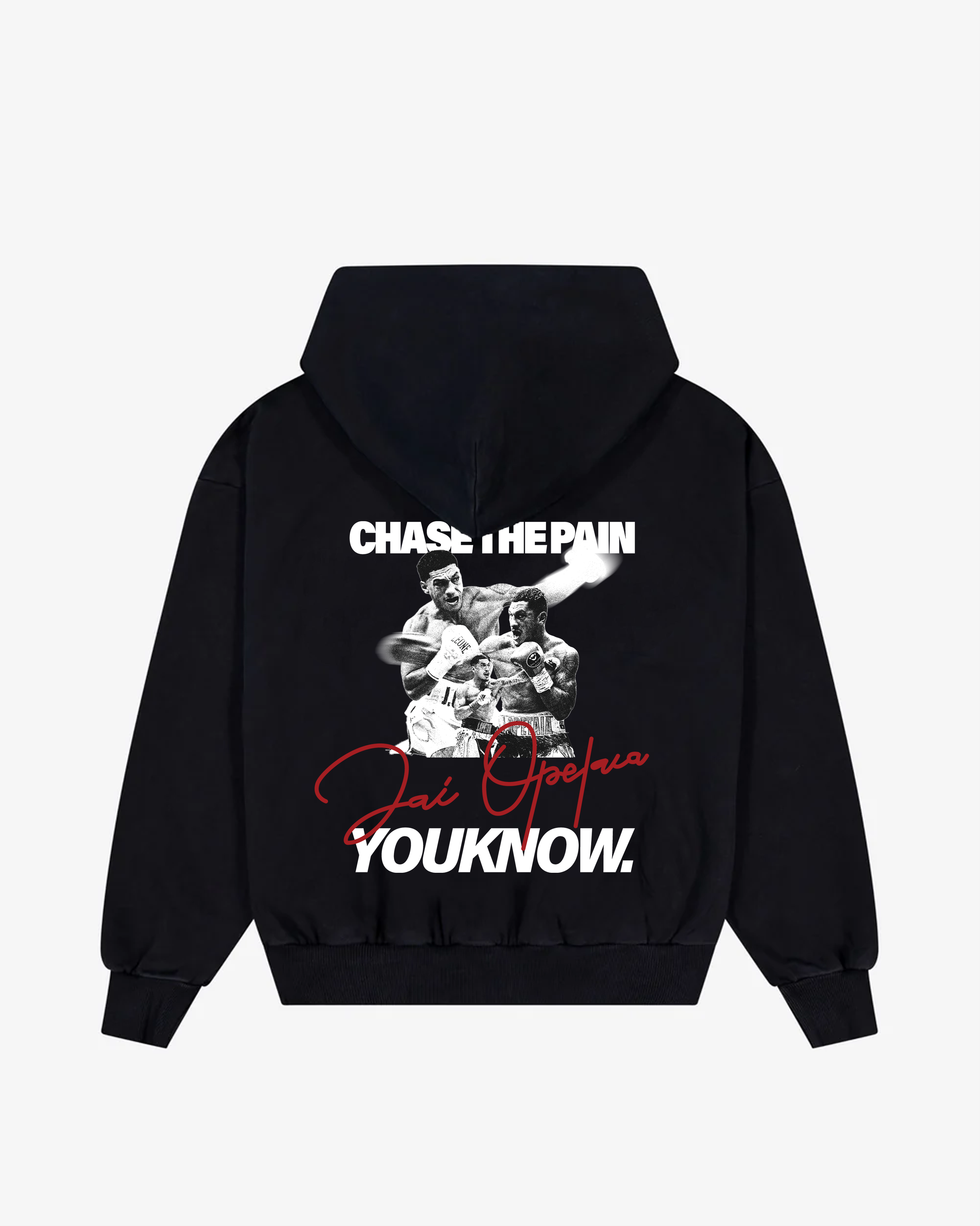 YK x Jai Chase the Pain Hoodie | Black
