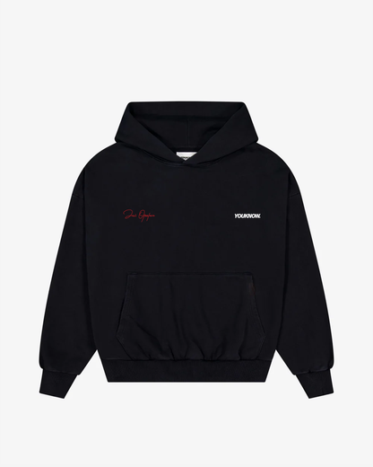 YK x Jai Chase the Pain Hoodie | Black