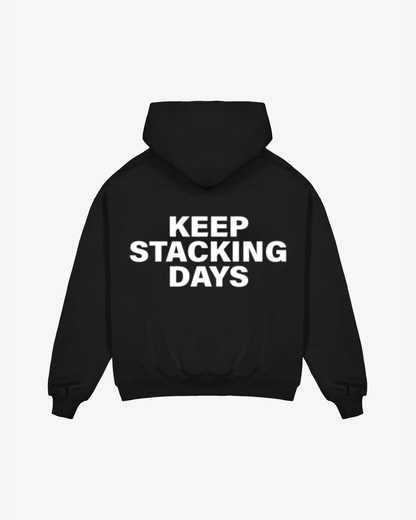 Stacking Days Hoodie | Black