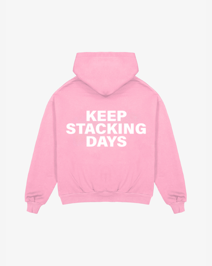 Stacking Days Hoodie | Pink