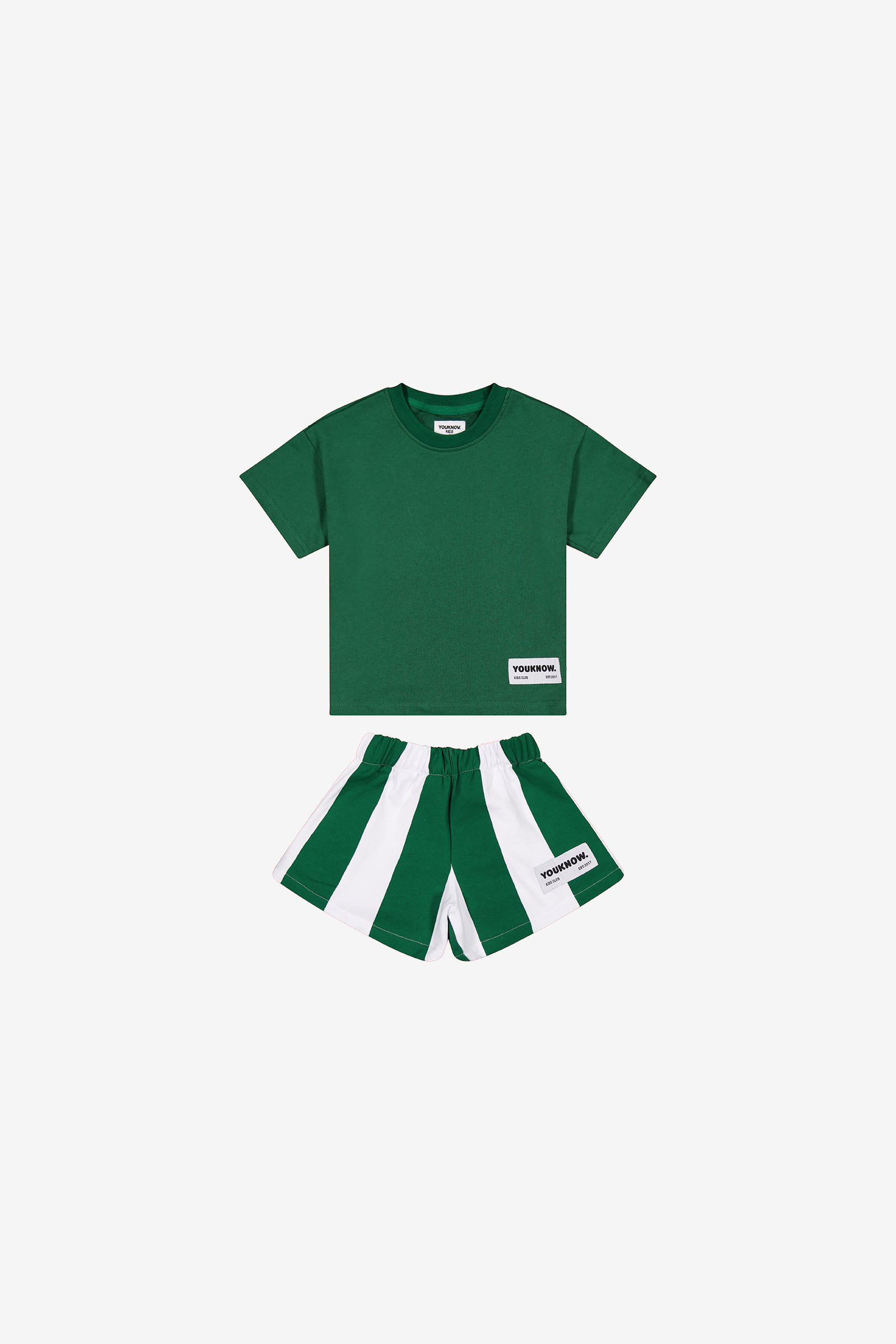 KIDS COTTON SET | Jade Stripe