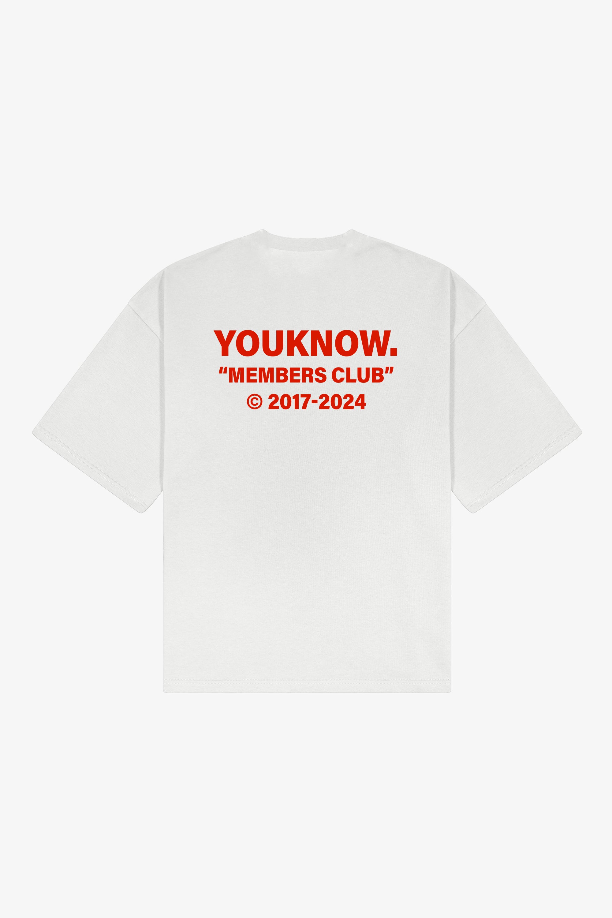 MEMBERS CLUB TEE V2 | White