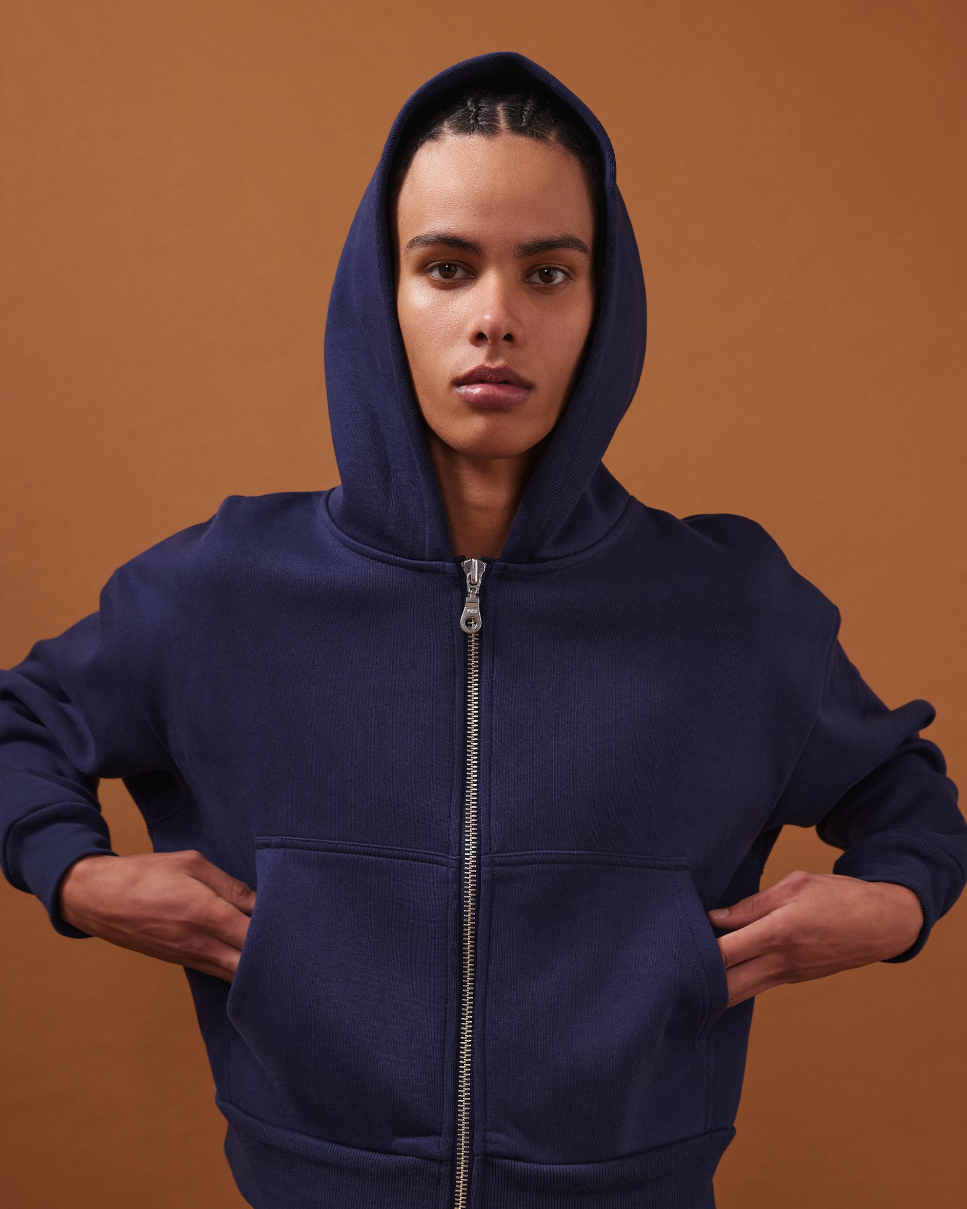 NOTHING ZIP HOODIE | MIDNIGHT BLUE