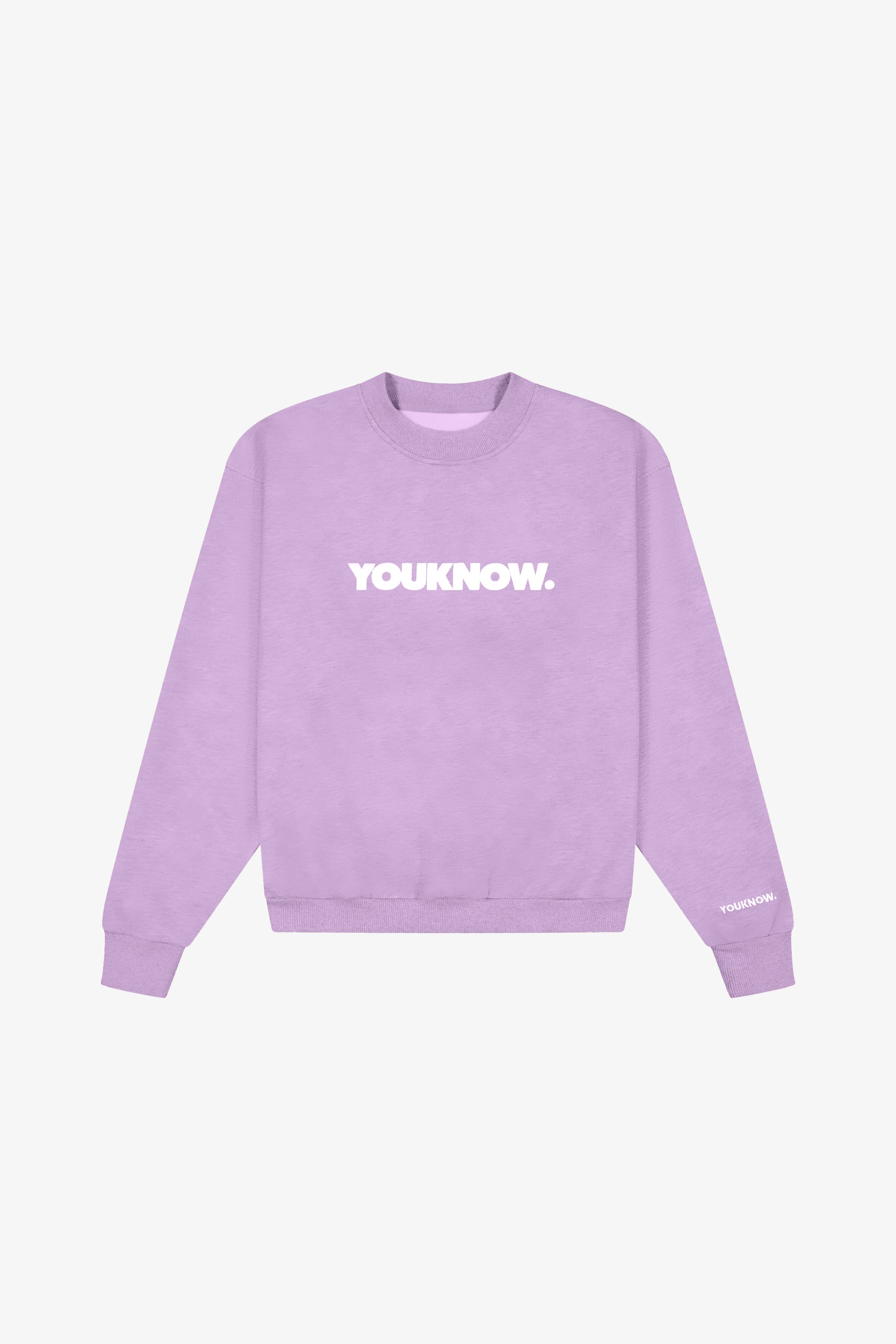 BLOCK CREWNECK | Lilac