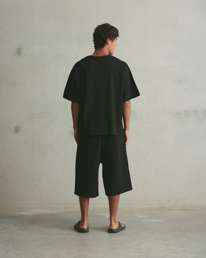 Puff Print Box Tee | Black