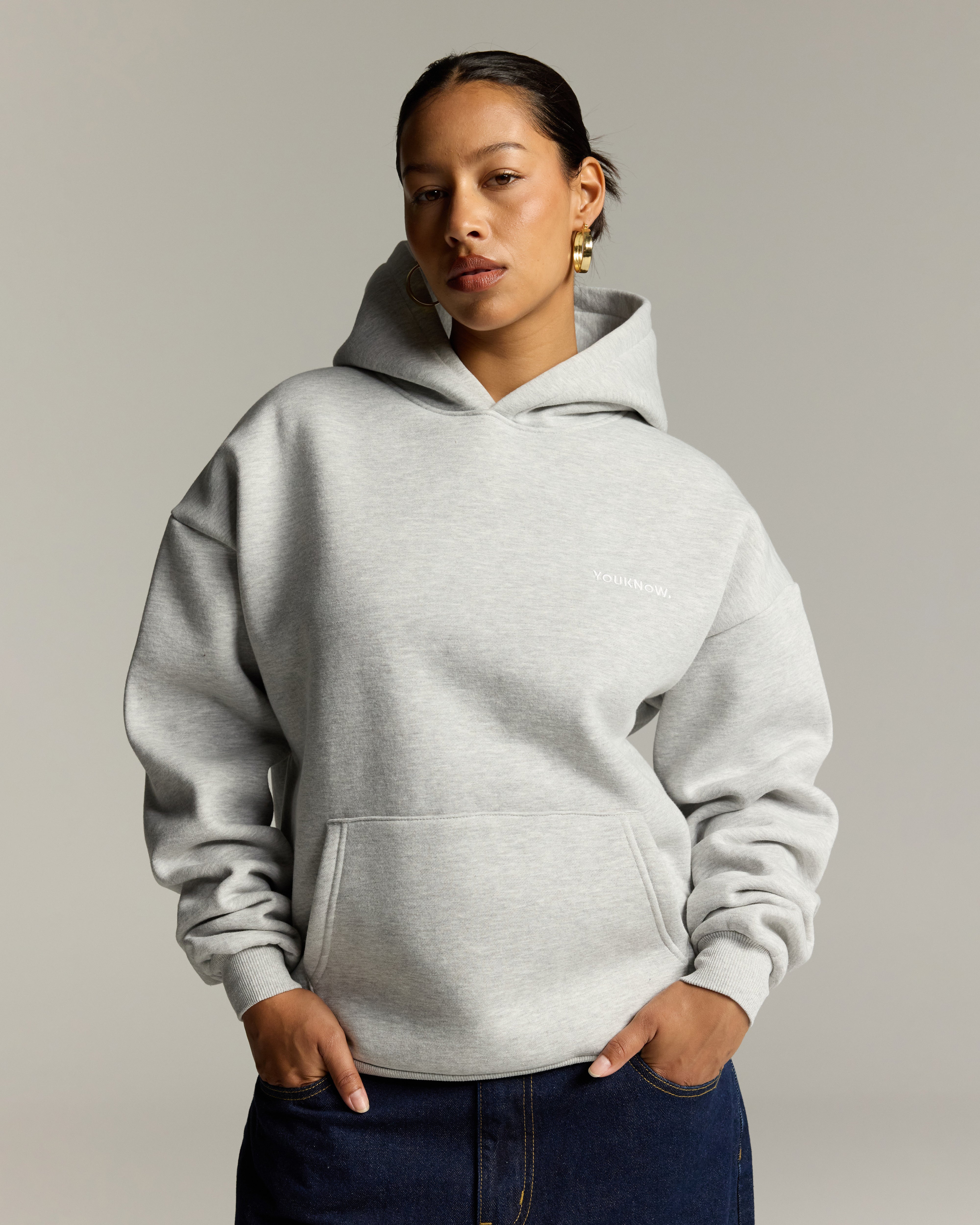 Core Standard Heavyweight Hoodie | Heather Grey