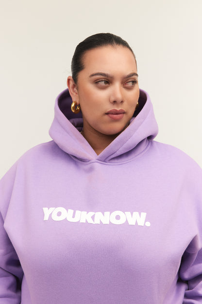 BLOCK HOODIE | Lilac