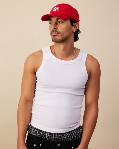 YK Dad Cap | Washed Red