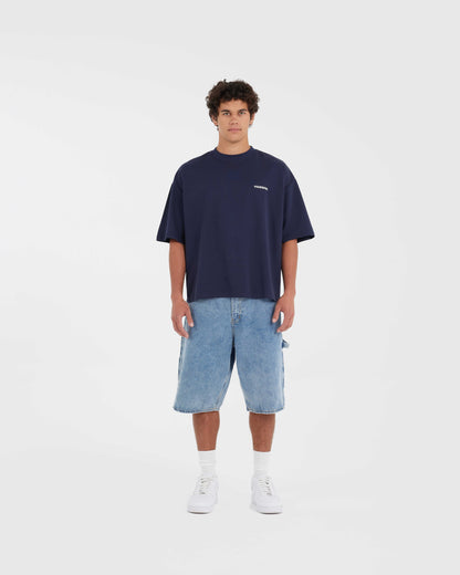 Core Box Tee | Navy