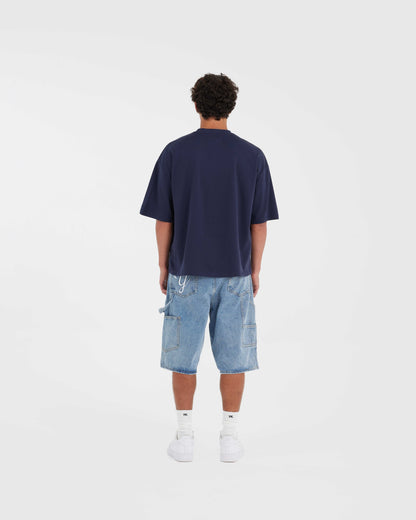Core Box Tee | Navy