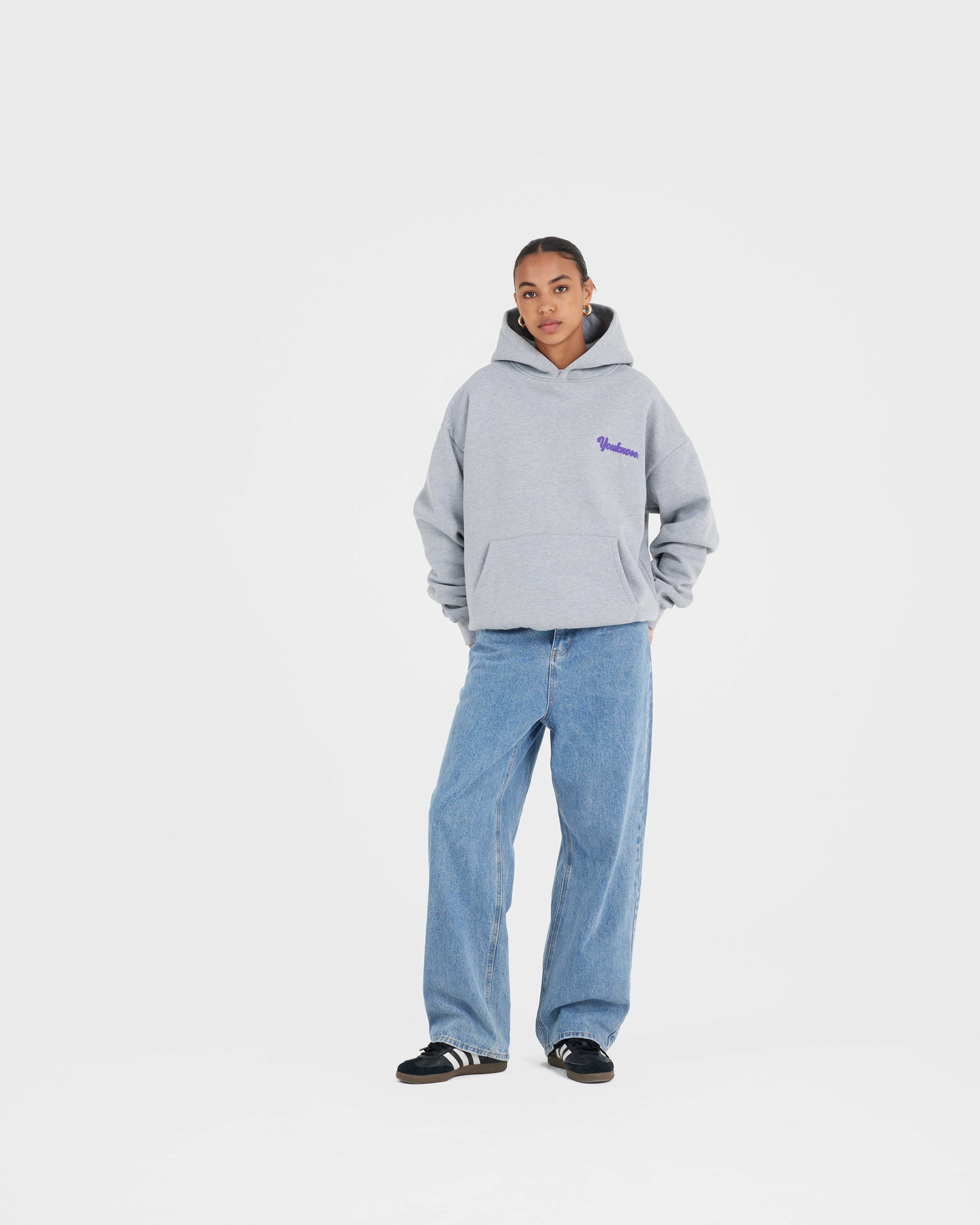 CIRCLE HOODIE | Ash Grey