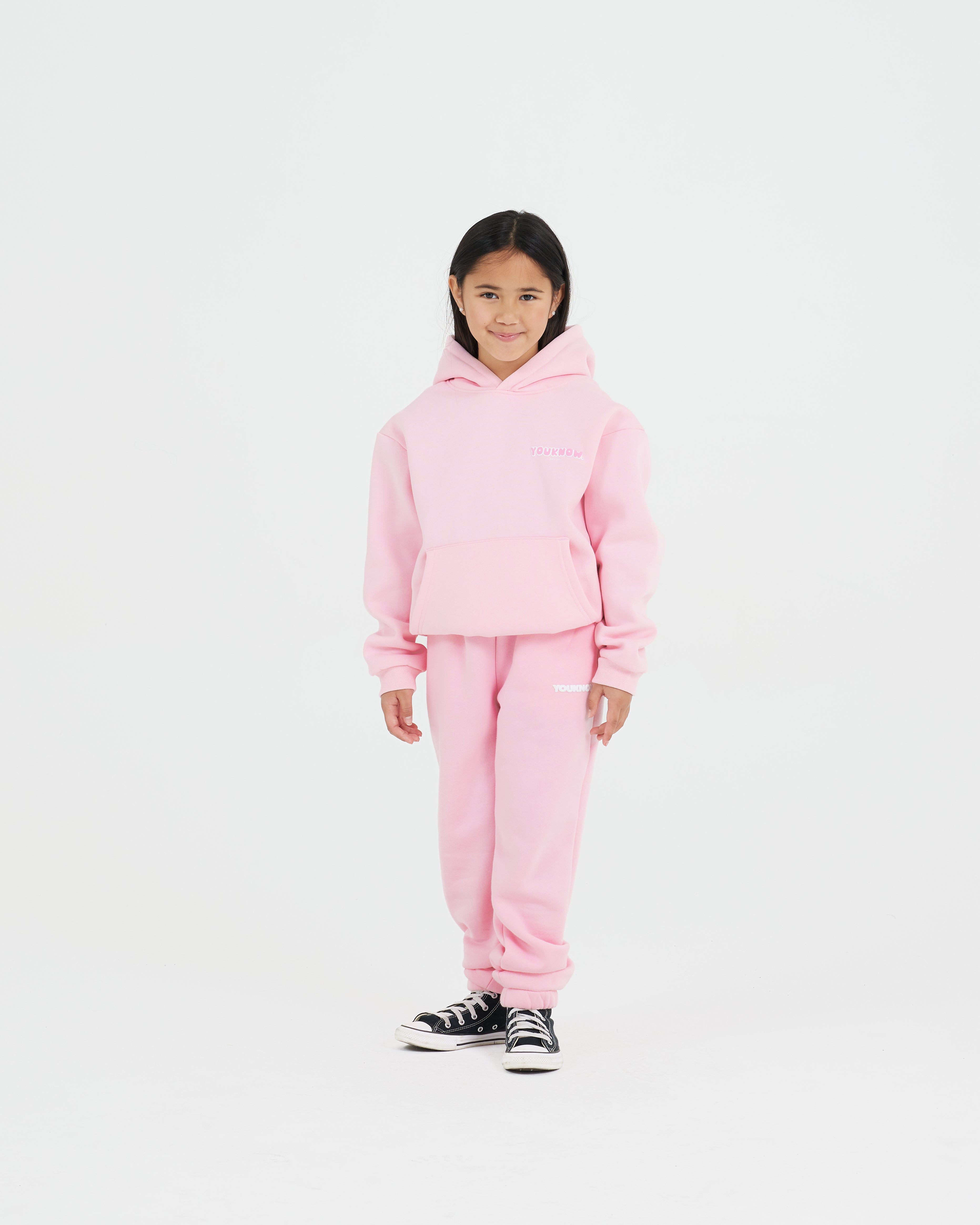 Kids Sunset Hoodie 2.0 | Baby Pink