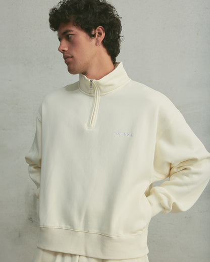 Core 1/4 Zip Pullover | Vanilla
