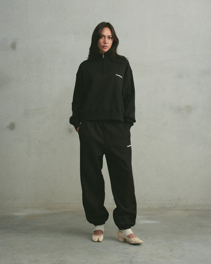 Core 1/4 Zip Pullover | Black