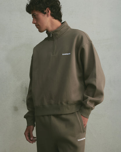 Core 1/4 Zip Pullover | Seaweed