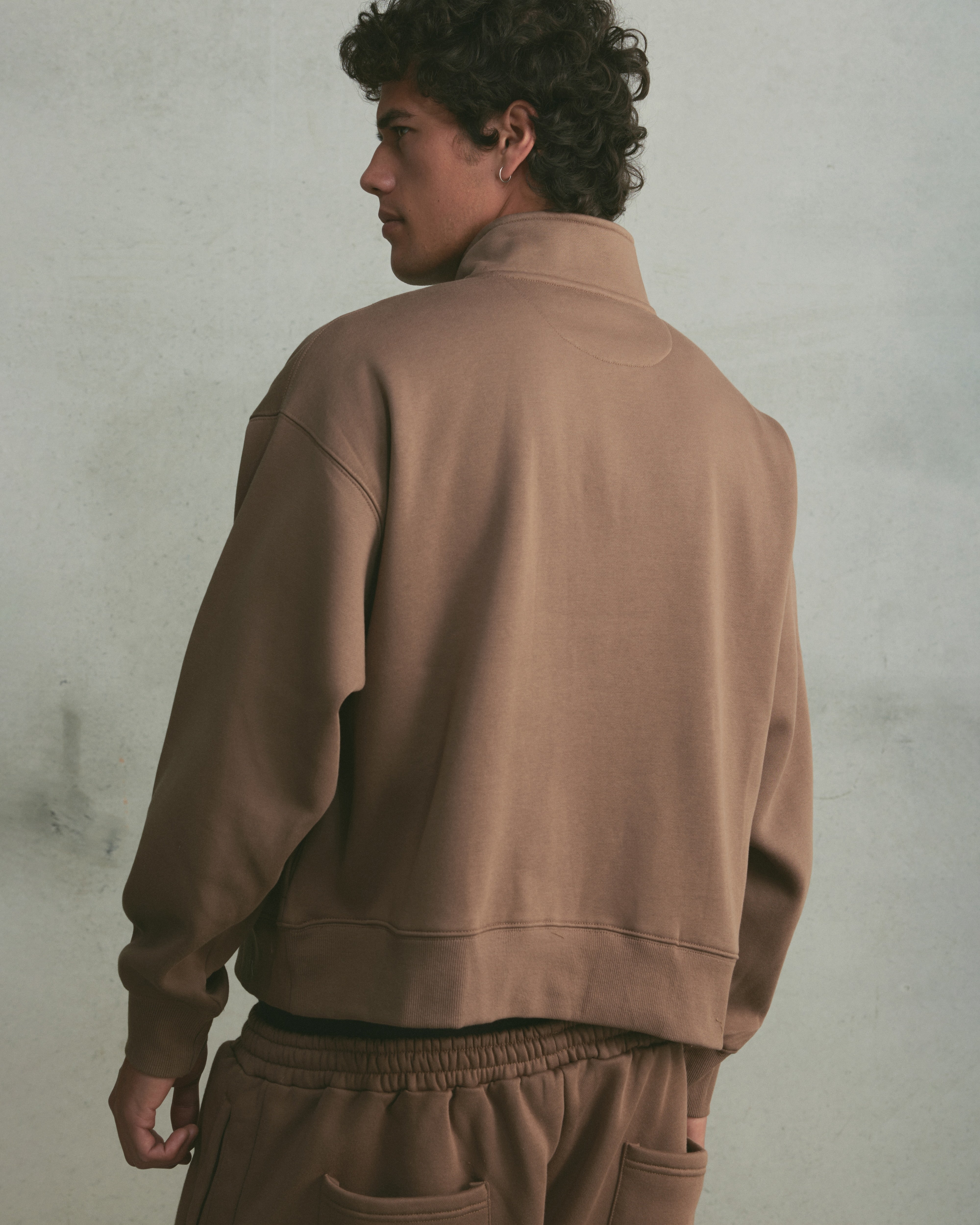 Core 1/4 Zip Pullover | Latte