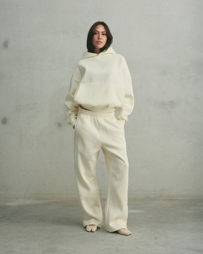 Core Wide Leg Sweatpants | Vanilla