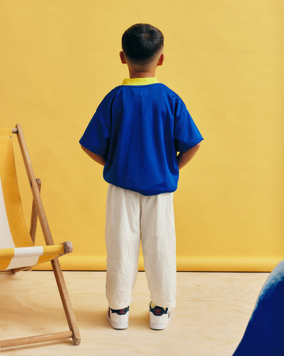 Kids Football Top | Blue