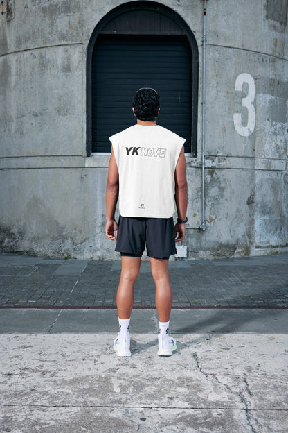 YK Move Champion Tank | White